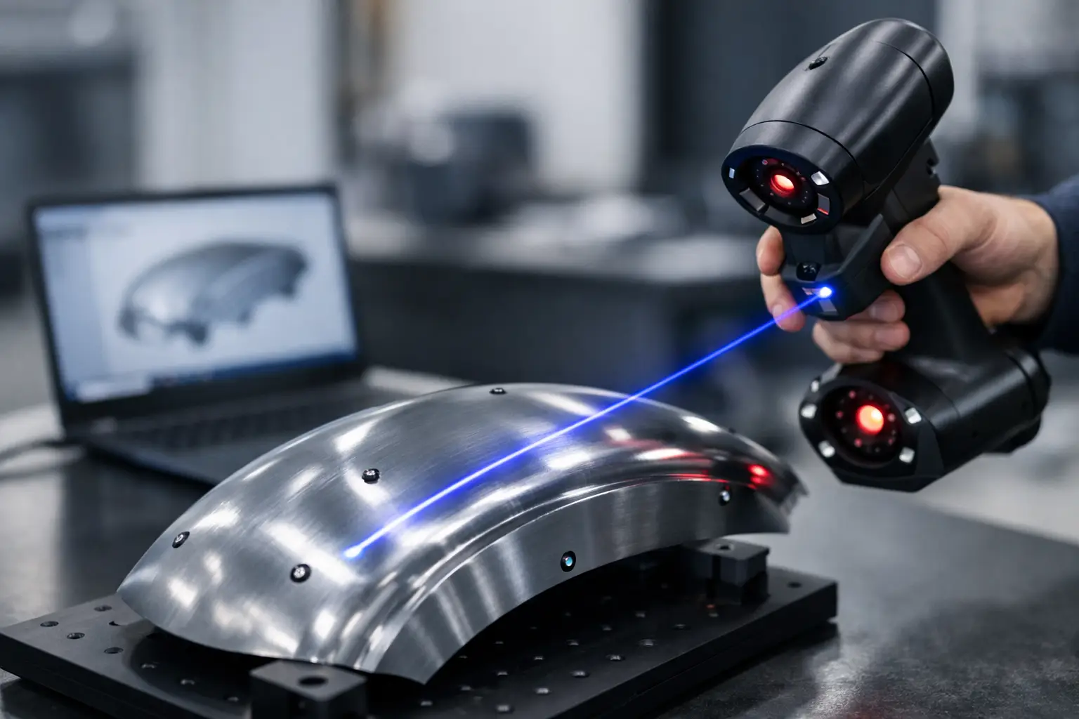 How to Scan Curved Surfaces Reliably